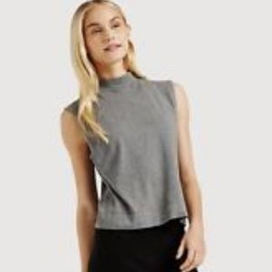 High Neck Sleeveless Top